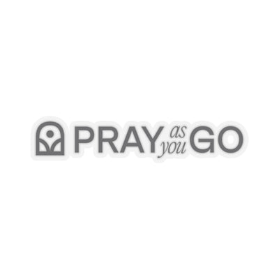 Pray As You Go Stickers - Black